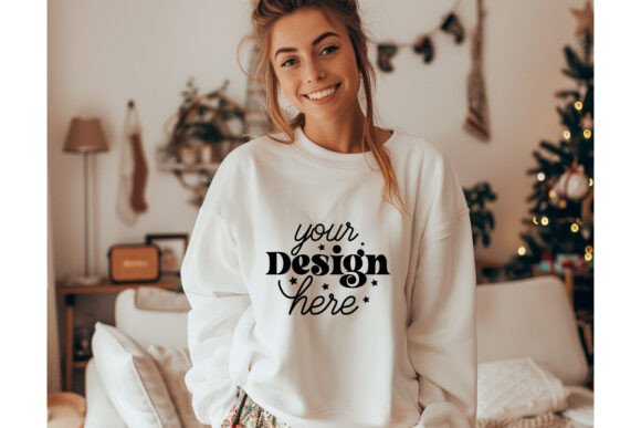 Christmas Comfort Colors 1717 Mockup 21 for Product Mockups and Graphics
