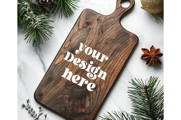 Christmas Cutting Board Mockup 46 - A Graphic Design Asset for Product Mockups
