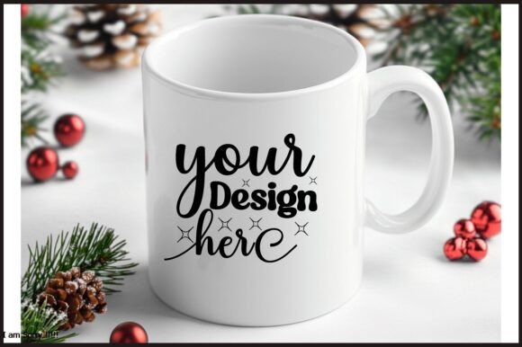 Christmas Mug Mockup Jpg Mockup 226 for Graphics and Product Mockups