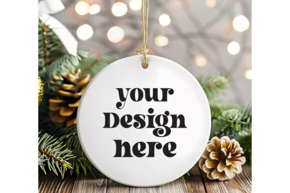 Christmas Ornament Round Sing Mockup 41 Review