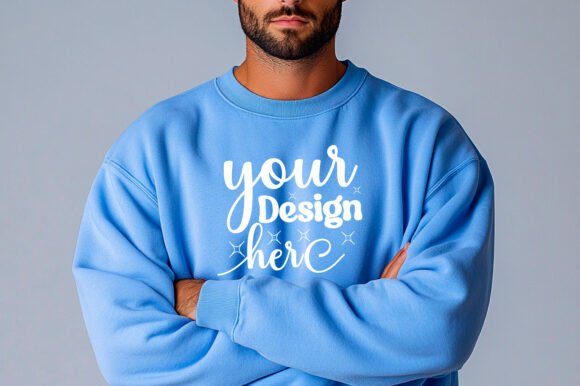 Gildan 18000 Christmas Men Mockup 50 - A Product Mockup for Graphics