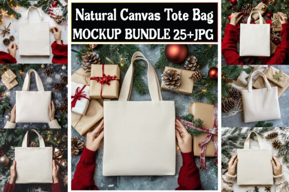 Natural Canvas Tote Bag Mockup Bundle 13 Review