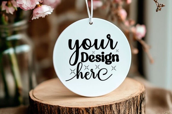 Valentine Round Mockup Valentine's 64 for Product Mockups and Graphics
