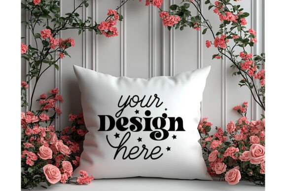 Valentines Day Pillow Mockup 32 for Product Mockups and Graphics